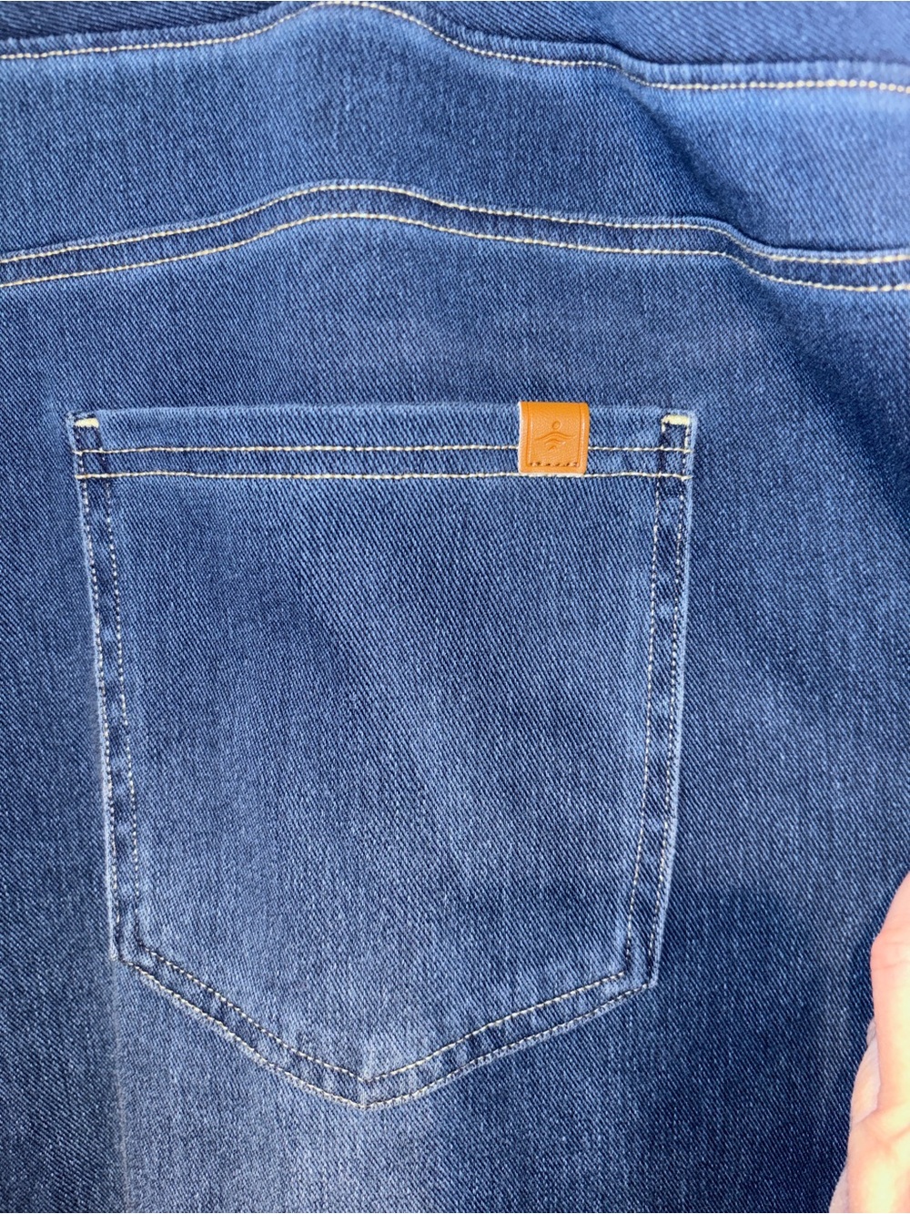 Halara High Waisted Wide Leg Denim "Jeggings" in size 2X - Picture 4 of 5